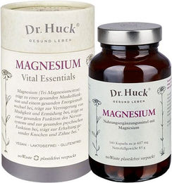Dr. Huck Tri-Magnesium Kapseln mit Magnesium Citrat vegan laktosefrei glutenfrei – Bild 1 von 2