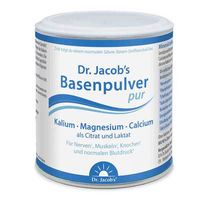 Produktbild von Dr. Jacob's Basenpulver pur Basen-Citrat-Laktat mit Mineralstoff-Komplex vegan zuckerfrei ohne Zusatzstoffe