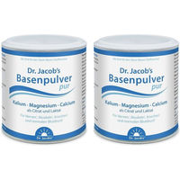 Produktbild von Dr. Jacob's Basenpulver pur Mineralstoff-Komplex mit Citrat und Lactat vegan und zuckerfrei