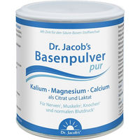 Produktbild von Dr. Jacob's Basenpulver pur Mineralstoff-Komplex vegan zuckerfrei 200 g