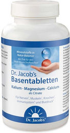 Dr. Jacob's Basentabletten Mineralstoff-Komplex Kalium Magnesium Calcium Citrat vegan ohne Zusatzstoffe 250 Stück – Bild 1 von 1
