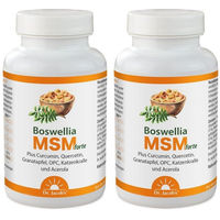 Produktbild von Dr. Jacob's Boswellia MSM forte mit Weihrauch, Curcumin, Quercetin und Granatapfel OPC vegan Tabletten