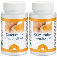 Produktbild von Dr. Jacob's Curcumin-Phospholipid aus Kurkuma-Extrakt vegan Kapseln