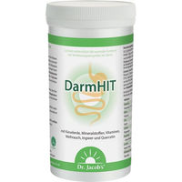 Produktbild von Dr. Jacob's DarmHIT Pulver mit Kieselerde, Weihrauch, Quercetin und Kurkuma vegan und glutenfrei 210 g