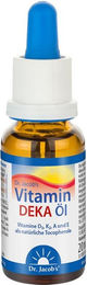 Dr. Jacob's DEKA Öl Vitamin D3 K2 A E 800 IE Tropfen vegetarisch 20 ml – Bild 1 von 2