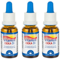 Produktbild von Dr. Jacob's DEKA Öl Vitamin D3 K2 A E 800 IE Tropfen vegetarisch 640 Tropfen
