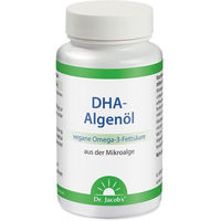 Produktbild von Dr. Jacob's DHA-Algenöl Kapseln vegan für Schwangere und Stillende