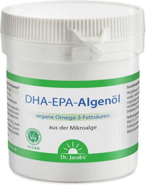Dr. Jacob's DHA-EPA-Algenöl Kapseln Omega-3-Fettsäuren vegan 60 Stück – Bild 1 von 1