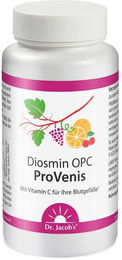 Dr. Jacob's Diosmin OPC ProVenis Polyphenole mit Weinreben und Acerola Kapseln vegan 90 Stück – Bild 1 von 1