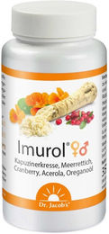 Dr. Jacob's Imurol Kräuter-Komplex mit Kapuzinerkresse, Meerrettich, Cranberry und Oreganoöl vegan Kapseln 90 Stück – Bild 1 von 1