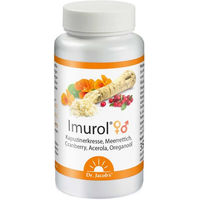 Produktbild von Dr. Jacob's Imurol Kräuter-Komplex mit Kapuzinerkresse, Meerrettich, Cranberry und Oreganoöl vegan Kapseln 90 Stück