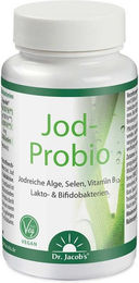 Dr. Jacob's Jod-Probio mit Selen, Vitamin B12 und Milchsäurebakterien, vegane Kapseln – Bild 1 von 1