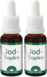 Dr. Jacob's Jod-Tropfen mit Kaliumjodid 150 mcg vegan für Erwachsene und Kinder 400 Tropfen – Bild 1 von 2