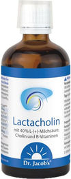 Dr. Jacob's LactaCholin Cholin und Vitamin-B-Komplex Tropfen vegan laktosefrei zuckerfrei 100 ml – Bild 1 von 3