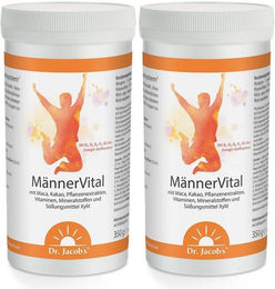 Dr. Jacob's MännerVital Maca Arginin Kräuter-Komplex Pulver vegetarisch und zuckerfrei für Männer – Bild 1 von 1