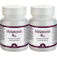 Produktbild von Dr. Jacob's Melatonin und Vitamin B12 Lutschtabletten Kirsche 1 mg vegan glutenfrei laktosefrei 120 Stück