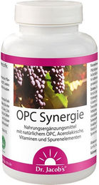 Dr. Jacob's OPC Synergie Traubenkernextrakt mit Acerola und Grünem Tee Vegan Kapseln 120 Stück – Bild 1 von 2