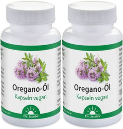 Dr. Jacob's Oregano-Öl Kapseln vegan ohne Zusatzstoffe 120 Stück – Bild 1 von 1