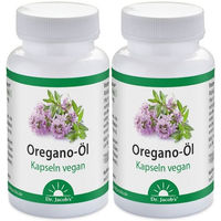 Produktbild von Dr. Jacob's Oregano-Öl Kapseln vegan ohne Zusatzstoffe 120 Stück
