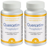 Produktbild von Dr. Jacob's Quercetin-Phospholipid mit Acerola und Schwarzkümmel vegan Kapseln 120 Stück