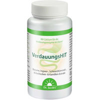 Produktbild von Dr. Jacob's Verdauungshit Multi-Enzym-Komplex und Kräuter-Komplex Tabletten vegan 90 Stück