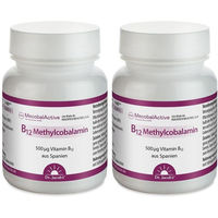 Produktbild von Dr. Jacob's Vitamin B12 Methylcobalamin 500 mcg Lutschtabletten vegan für Senioren, Schwangere und Stillende 120 Stück