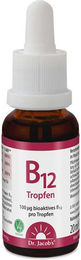 Dr. Jacob's Vitamin B12 Tropfen 100 mcg Methylcobalamin vegan für Senioren, Schwangere und Stillende – Bild 1 von 1