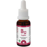 Produktbild von Dr. Jacob's Vitamin B12 Tropfen 100 mcg Methylcobalamin vegan für Senioren, Schwangere und Stillende