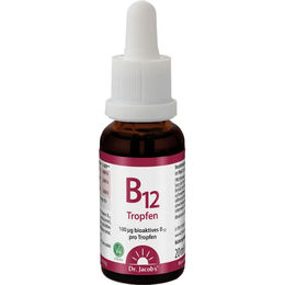 Dr. Jacob's Vitamin B12 Tropfen mit Methylcobalamin 20 ml – Bild 1 von 1