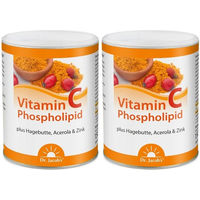 Produktbild von Dr. Jacob's Vitamin-C-Phospholipid Pulver mit Acerola, Hagebutte und Zink vegan für Kinder