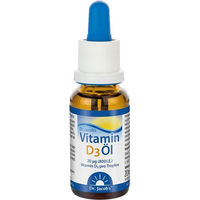 Produktbild von Dr. Jacob's Vitamin D3 Öl 800 IE vegetarisch 20 ml 640 Tropfen