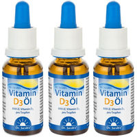 Produktbild von Dr. Jacob's Vitamin D3 Öl 800 IE vegetarische Tropfen 640 Stück