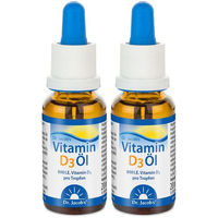 Produktbild von Dr. Jacob's Vitamin D3 Öl 800 IE vegetarische Tropfen
