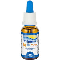 Produktbild von Dr. Jacob's Vitamin D3 Öl forte hochdosiert 2000 IE vegetarische Tropfen 20 ml