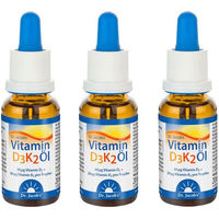 Produktbild von Dr. Jacob's Vitamin D3K2 Öl 800 IE und 20 mcg mit 640 Tropfen vegetarisch