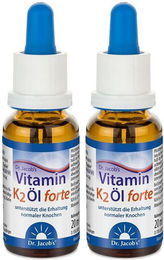 Dr. Jacob's Vitamin K2 MK-7 Öl hochdosiert vegan Tropfen – Bild 1 von 2