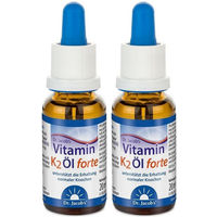 Produktbild von Dr. Jacob's Vitamin K2 MK-7 Öl hochdosiert vegan Tropfen