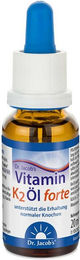 Dr. Jacob's Vitamin K2 Öl forte All-trans MK-7 200 µg vegan 20 ml 640 Tropfen – Bild 1 von 2