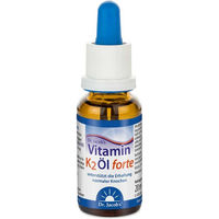 Produktbild von Dr. Jacob's Vitamin K2 Öl forte All-trans MK-7 200 µg vegan 20 ml 640 Tropfen