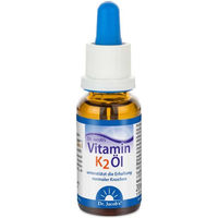 Produktbild von Dr. Jacob's Vitamin K2 Öl MK-7 Tropfen vegan 20 ml