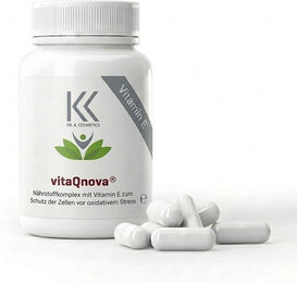 Dr. K. Cosmetics vitaQnova Vitamin E und Coenzym Q10 Ubiquinon Kapseln 60 Stück – Bild 1 von 1