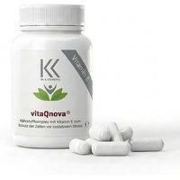 Produktbild von Dr. K. Cosmetics vitaQnova Vitamin E und Coenzym Q10 Ubiquinon Kapseln 60 Stück