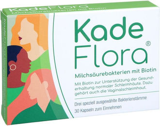 Dr. Kade KadeFlora Milchsäurebakterien mit Biotin Kapseln für Frauen 30 Stück – Bild 1 von 1