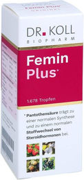 Dr. Koll Femin Plus Gemmo Komplex Himbeere mit Vitamin B12 Tropfen vegan 50 ml – Bild 1 von 8