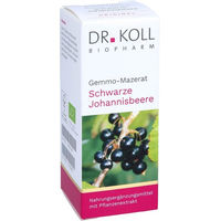 Produktbild von Dr. Koll Gemmo Mazerat Schwarze Johannisbeere Bio Tropfen 50 ml
