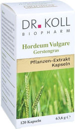 DR. KOLL Gerstengras Hordeum Vulgare Kapseln vegan ohne Zusatzstoffe 120 Stück – Bild 1 von 1