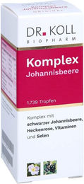 Dr. Koll Komplex Johannisbeere Kräuter-Tropfen mit pflanzlichem Ursprung 50 ml – Bild 1 von 2
