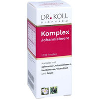 Produktbild von Dr. Koll Komplex Johannisbeere Kräuter-Tropfen mit pflanzlichem Ursprung 50 ml