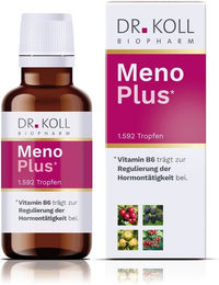 Dr. Koll Meno Plus Gemmo Komplex Tropfen mit Vitamin B12, B6, C und Zink, vegan, 50 ml – Bild 1 von 7