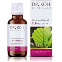 Produktbild von Dr. Koll Schwarzerle Gemmo-Mazerat Bio Tropfen 50 ml